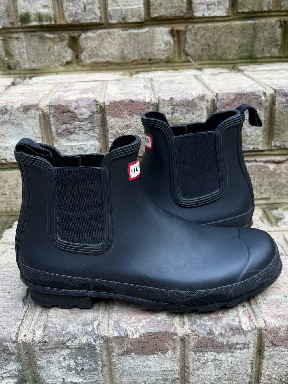 Hunter Original Chelsea Black Waterproof Rain Boots Women’s 11